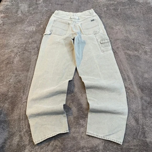 Lee Vintage Carpenter Jeans Baggy Sage Green Gray 28x32 Skater - Picture 1 of 8